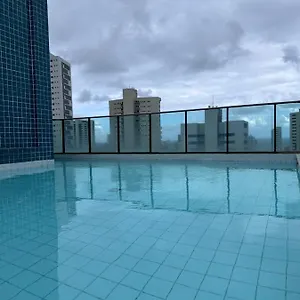 Flat - Boa Viagem Ate 5 Pessoas, Andar Alto Vista Mar, Piscina, Wifi 500mbps, Apartamento